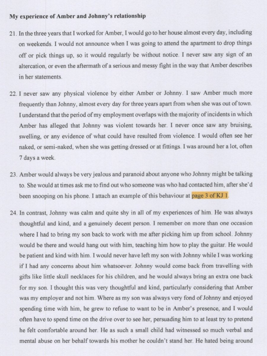 Kate JamesAmber's ex-assistantSaw Amber uninjured, described Johnny as calm and kind, testifies Amber drank lots of wine, testifies Amber wrote a fraudulent letter to homeland security and tried to grease a vet