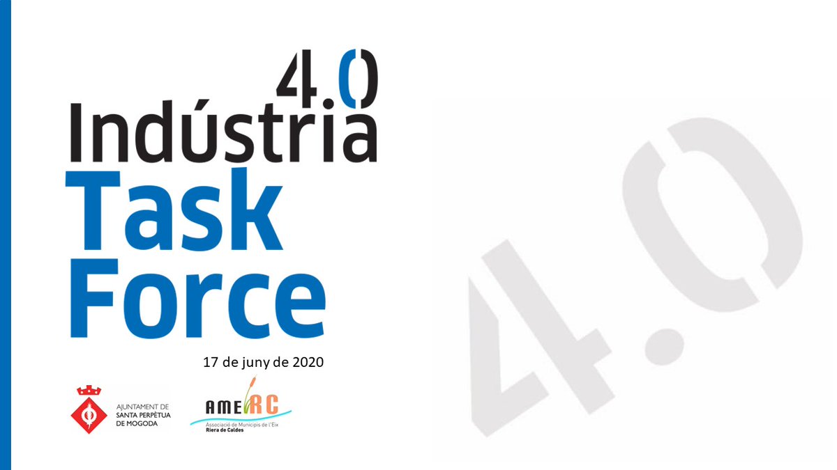 pespm's tweet photo. Ja disponible el vídeo de la darrera jornada Task Force: Impulsem la indústria 4.0 realitzada el passat 17 de juny de 2020> https://t.co/PiyJhwHK1T (youtube) #TaskForceSPM #SPMi40 https://t.co/d2bVfWB8zm