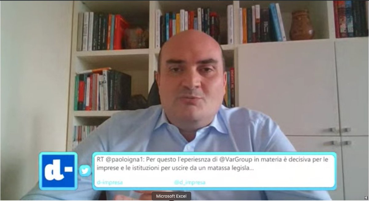 yarixsocial's tweet photo. "Il momento per ripartire è adesso, investiamo nell’applicazione di queste tecnologie per coglierne da subito le opportunità che ne derivano.
Marco Ferrando - Head of Artificial Intelligence R&amp;D
#AI4Security #HumanSmartCompany @VarGroup https://t.co/eEqbo0JnXL