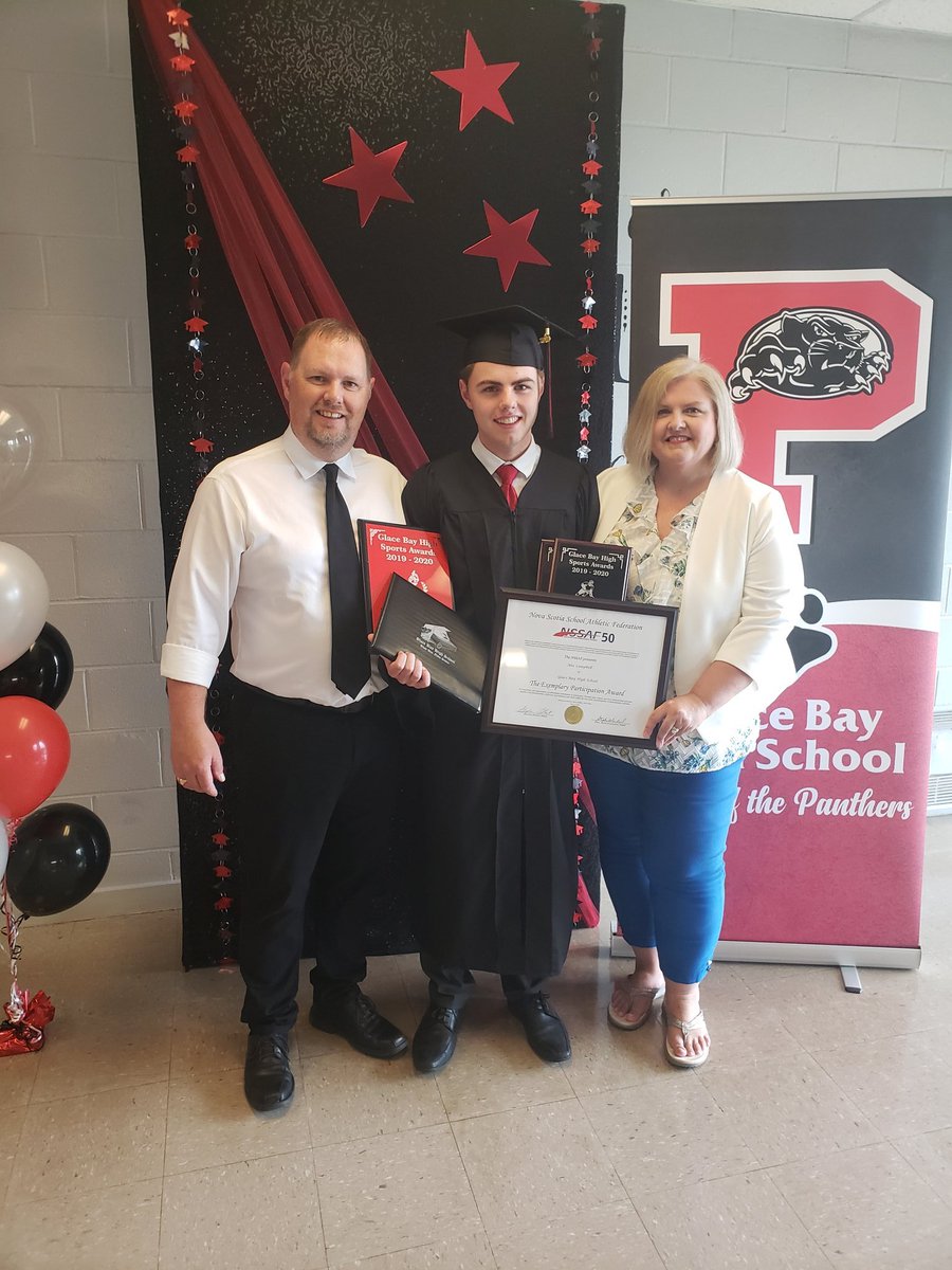 Congratulations to Alec Campbell. He is the recipient of the Glace Bay High Male Student Athlete of the Year!