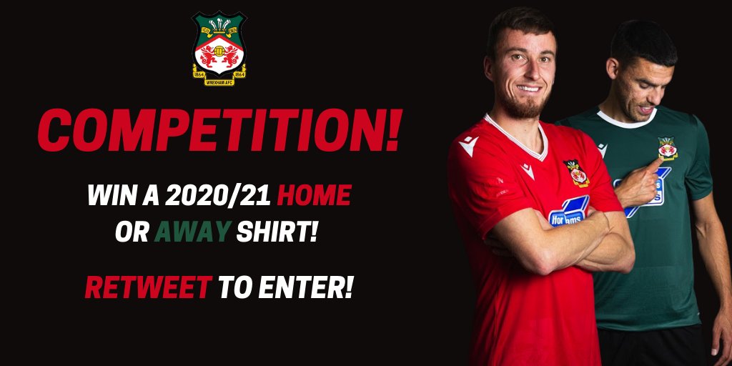 COMPETITION! | Win a 2020/21 Home or Away Shirt of your choice! Retweet this and be automatically entered into the draw 👀

View 👉 wxmafc.uk/Store

🔴⚪️ #WxmAFC