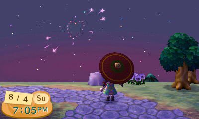 formalfunk's tweet image. for those who nh is their first ac game, every sunday in august in new leaf was the fireworks festival! i think the graphic used is confirmation that we’re gonna get that back!