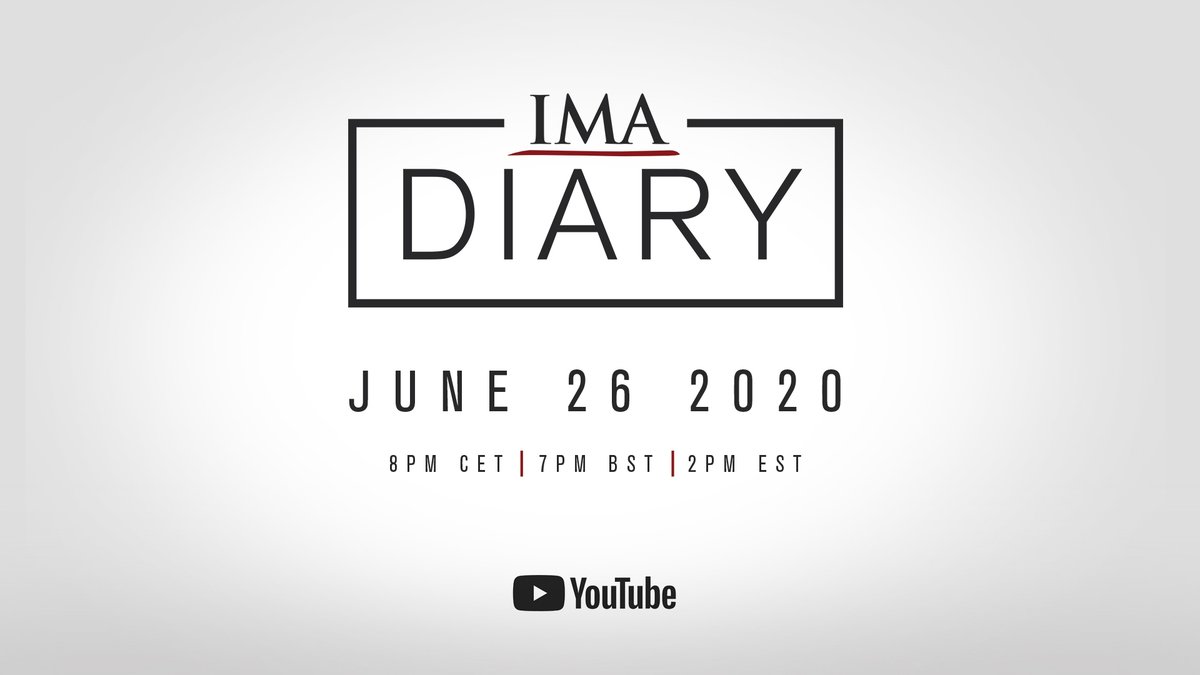 Imascore Tomorrow At 8 Pm Cet 7 Pm Bst 2 Pm Est The First Imadiary Will Premiere On Imascore S Youtube Channel Grab Some Popcorn And Join Us When