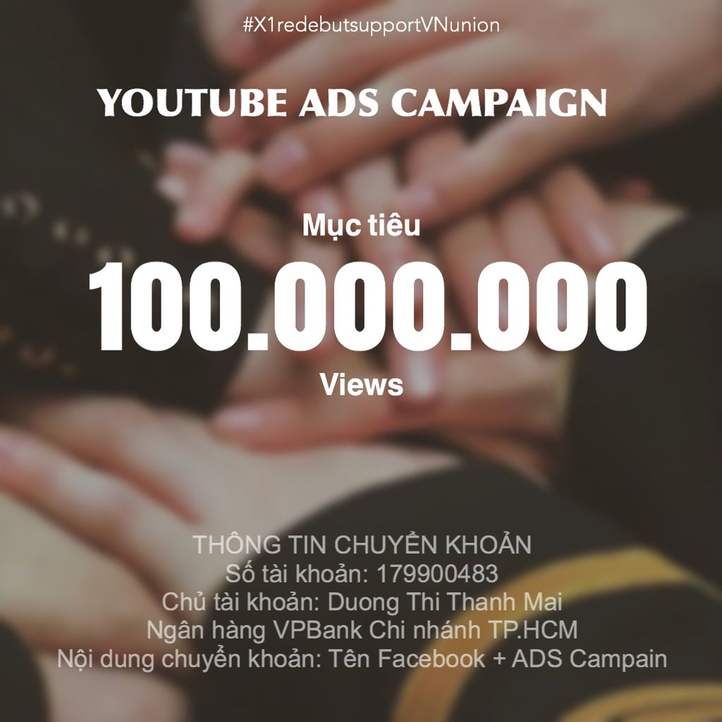 Oneit_VN_Union's tweet photo. [DONATE] CHIẾN DỊCH CHẠY QUẢNG CÁO TRÊN YOUTUBE CHO MV “FLASH” 🔥🔥🔥

Lượt xem hiện tại: 79.704.473

⏰Thời hạn nhận Donate: Trước ngày Thứ Bảy 27/6

Khi chúng ta cùng nhau thì điều gì chúng ta cũng có thể làm! 🧡 https://t.co/SgdGVib2vB