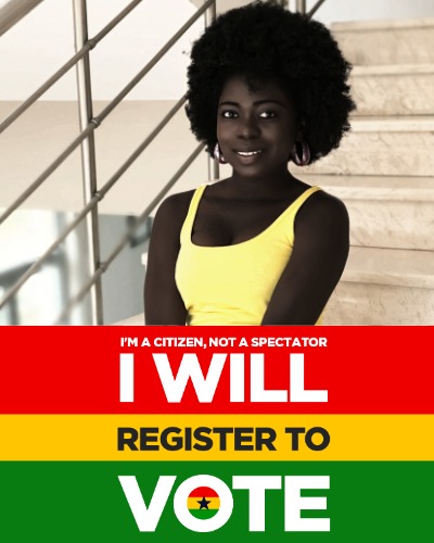 AmaOwareF's tweet photo. I. W. I. L. L. RE. G. I. S. T. E. R. TO. V. O. T. E
#IWillRegisterToVote @FrimpsAO @legontescon @kaessuman @Clickmanteaw https://t.co/A5UwXozKmp