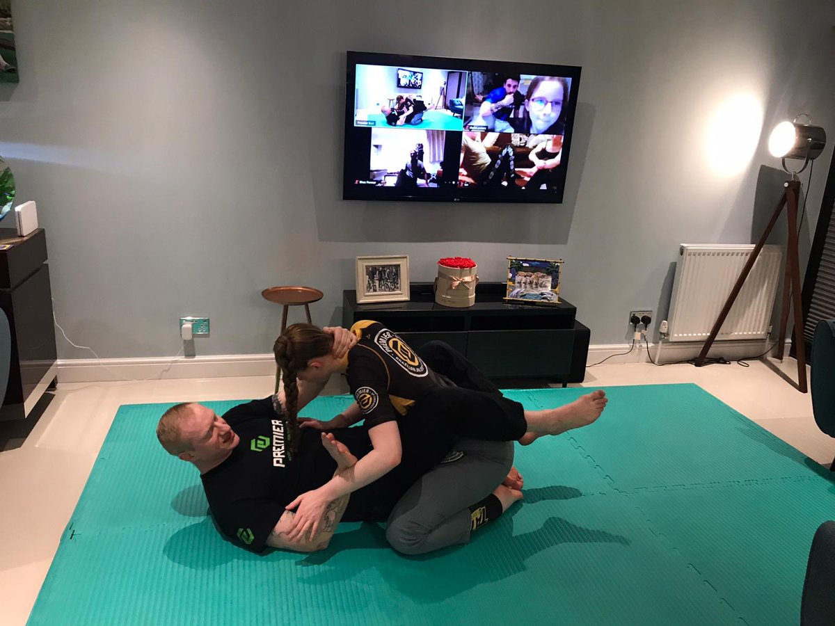 PremierBJJ's tweet photo. We haven’t stopped teaching Jiu-Jitsu. Join our kids and adults sessions live online https://t.co/fwZSnQheUT