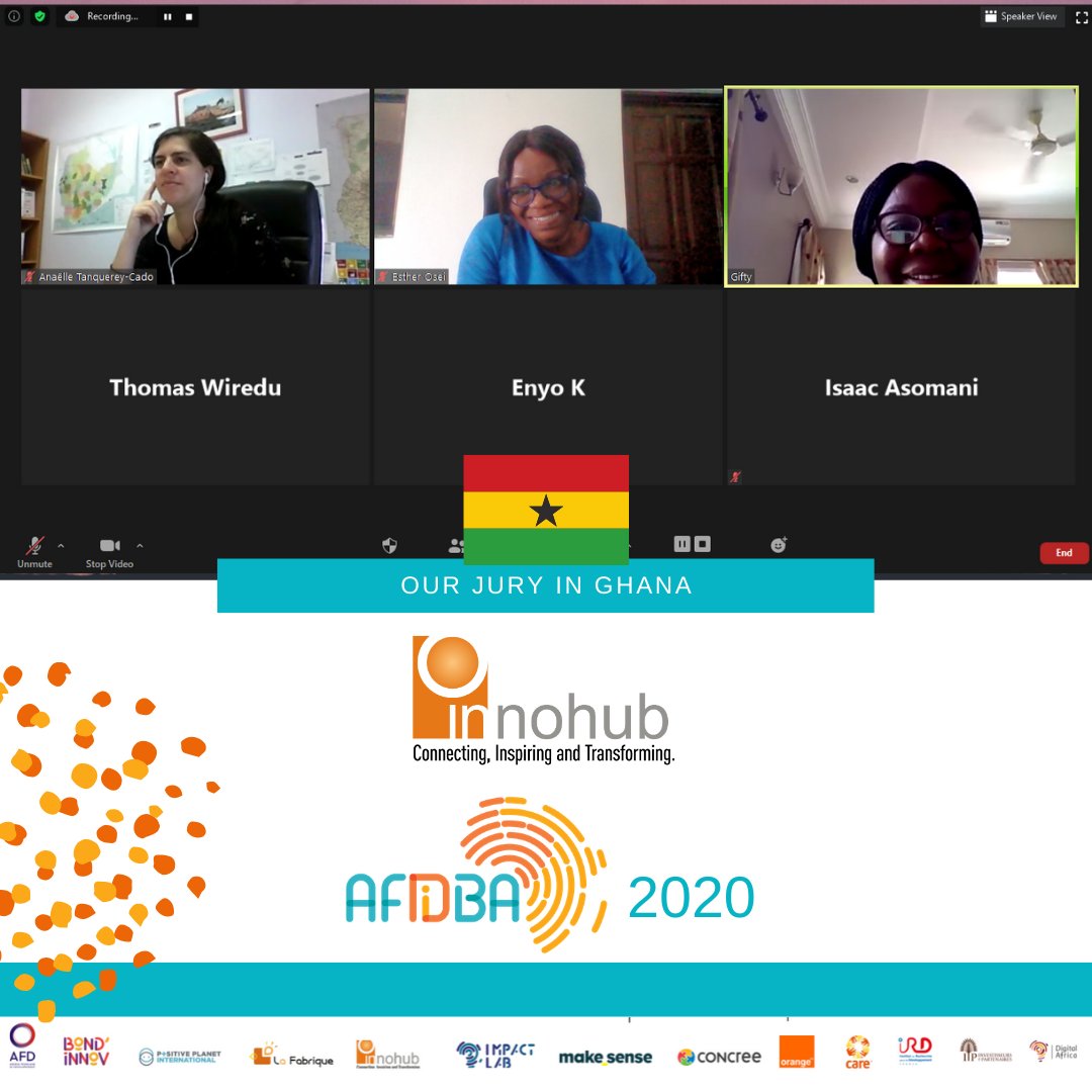 AFIDBA_'s tweet photo. #AFIDBA2020 
The AFIDBA2020 selection committee was held today in Accra. 
The jury was quite impressed by the inclusive &amp; digital startups' pitches, after 5 weeks of intensive digital bootcamp. 
Stay tuned for the announcement! @Afidba_GH @Afidba_SN @AFIDBA_BF @AFIDBA_MA https://t.co/Db7A6VV23s