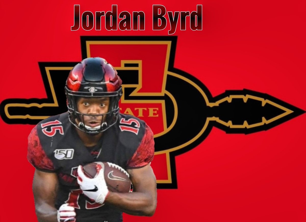 NCAAFNation247's tweet photo. 🔴 RB Spotlight 🔴

🔐 Breakout Watch

Jordan Byrd - San Diego State

• Byrd is a player I'm expecting a big season from. In his career he's rushed for 492 yards 4 Touchdowns while averaging 4.9 yards per carry. 2020 will be Byrds time to shine!! https://t.co/gN1TSrkrK7
