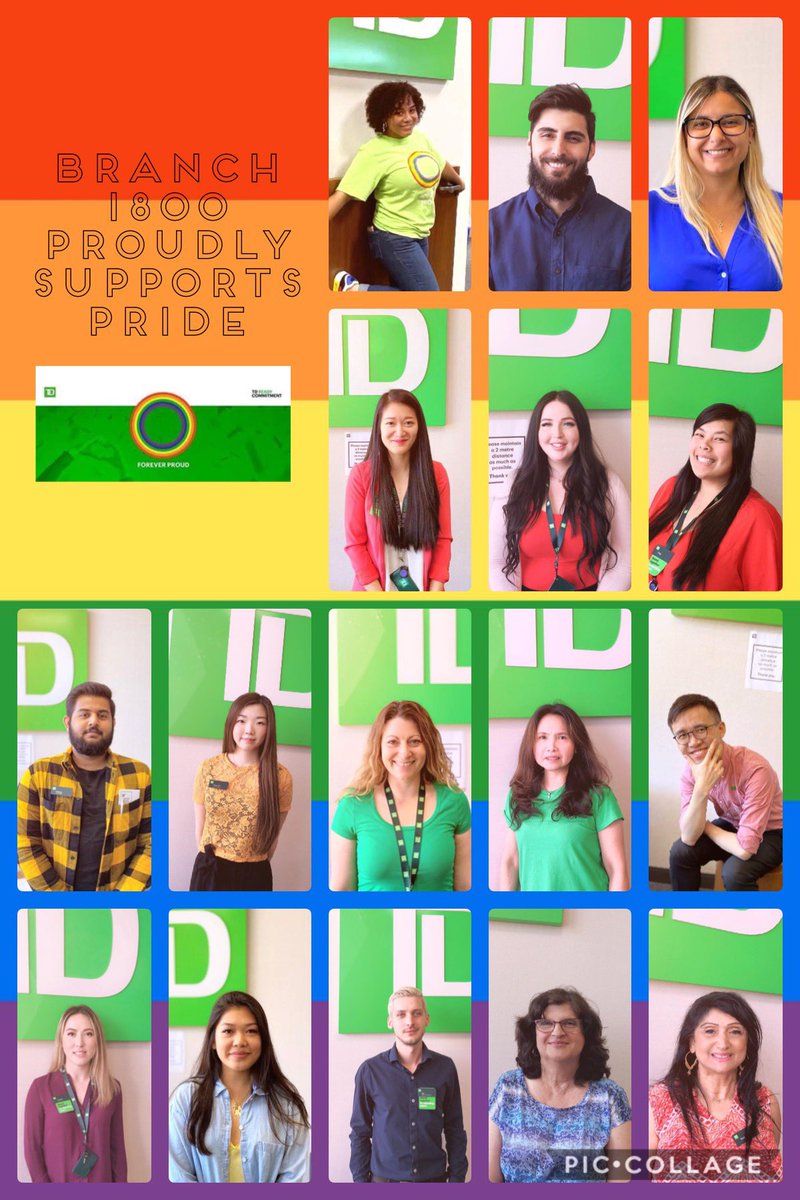 Happy Pride from Branch 1800!! #ForeverProud #TDReadyCommitment #CPBPrideDay @tdpauld <a href="/scott_belton/">Scott Belton</a> <a href="/dvhfollowers/">dvhfollowers</a> 🌈❤️🧡💛💚💙💜