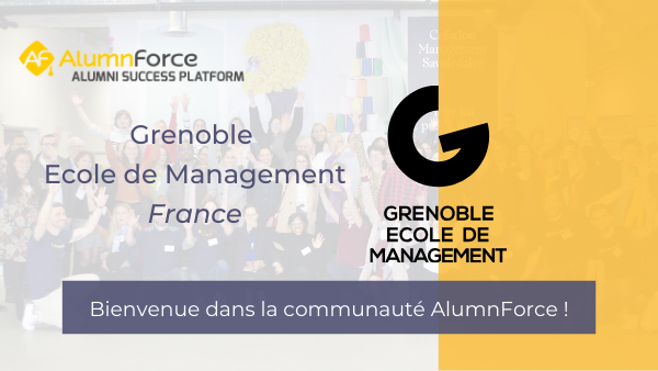 AlumnForce's tweet photo. 🚀Bienvenue à @Grenoble_EM / @GEMAlumni dans la communauté AlumnForce ! https://t.co/z7G3C5vjJO https://t.co/8KOBL7SKhs