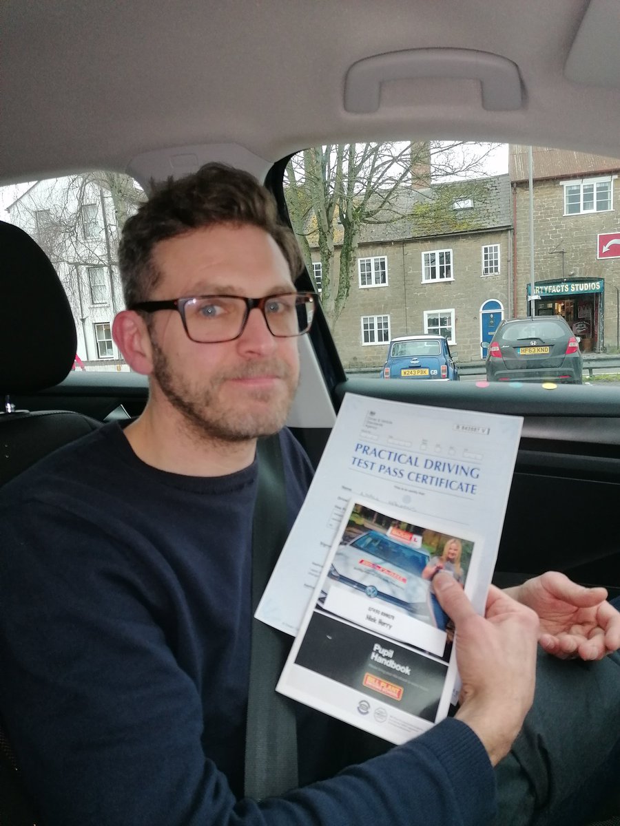 Just a few driving test passes in the run up to lock down.