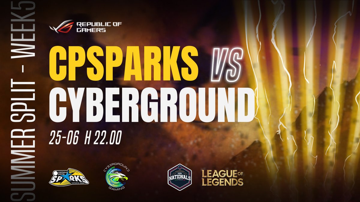 Stasera non perdetevi la seconda partita del #PGNats contro i @Cyber_Esport
Ore 22.00 sul canale 📺 twitch.tv/pg_esports
Puntiamo alla 2-0 week ⚡

#ShiningArmy