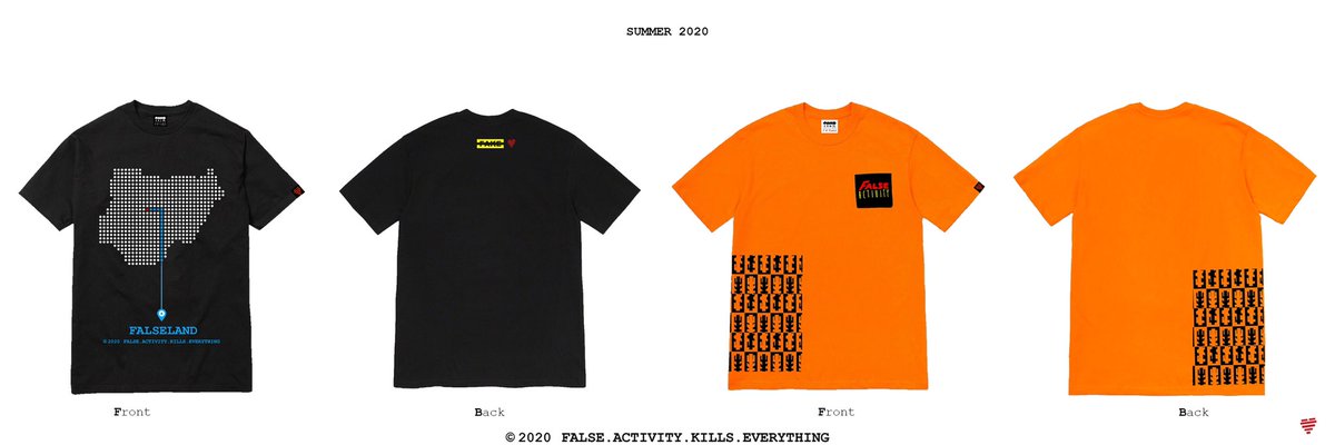 falseactivity's tweet image. UP NEXT! 
©2020 False.Activity.kills.Everything. 📍F A L S E L A N D 2020 Tees
#falseactivity