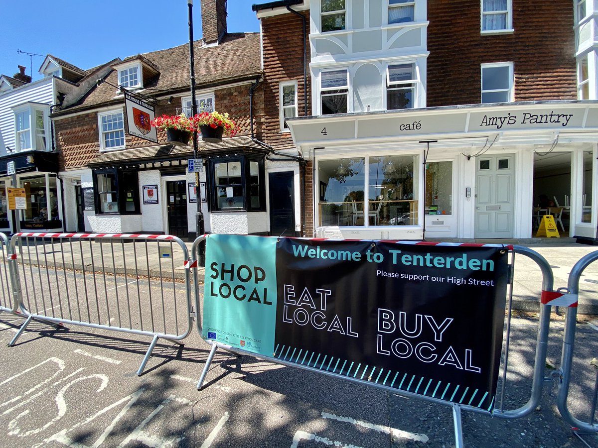 More banners to promote Tenterden - Shop Local, Eat Local, Buy Local campaign by Tenterden Town Council <a href="/TenterdenTC/">TenterdenTownCouncil</a> #tenterden