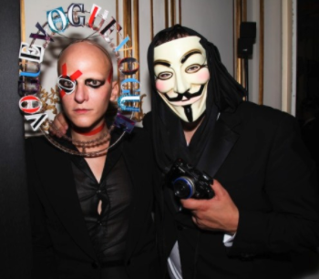 It conceals people’s emotions and allows them to more readily act out their shame, and feel protected in doing so.