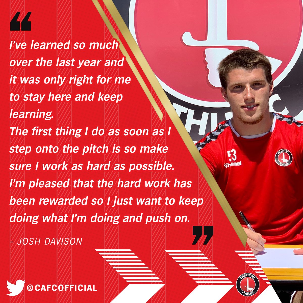 💬 Josh Davison is keen to keep building on what has been a whirlwind year from non-League football to the Championship

👉cafc.co.uk/news/view/5ef3… #cafc