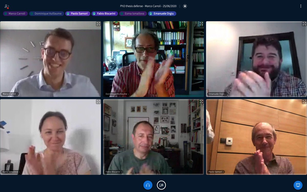 NanochemistryL's tweet image. Marco Carroli has just received his PhD after successfully defending his thesis entitled “Multifunctional organic based electronic devices: Use of a two-component organic blend for non-volatile memories” via videoconference. Congratulations, Dr. Carroli! 👨‍🔬🎓👏