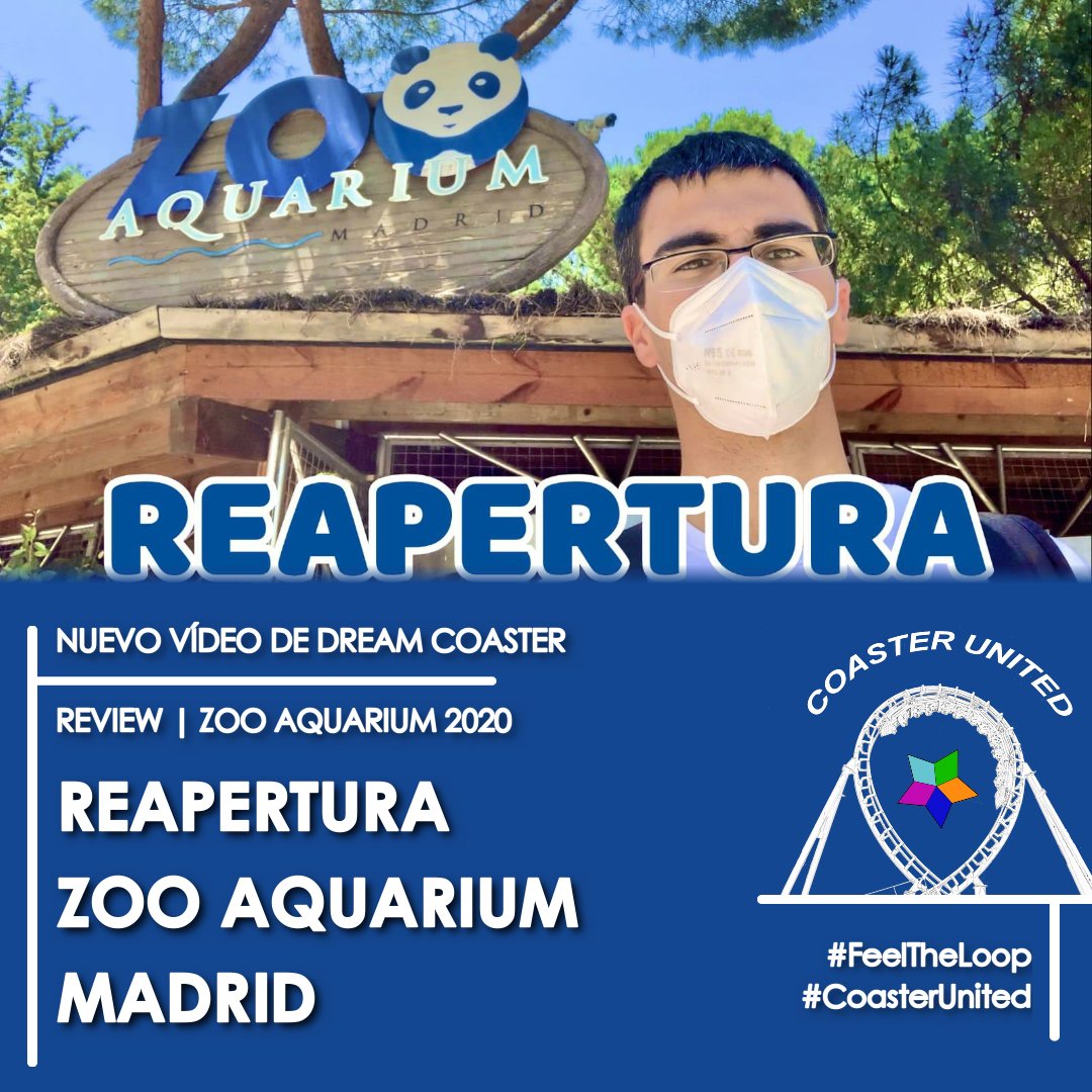 CoasterUnited's tweet photo. ¡Primicia en Coaster United! ¡Descubre como ha sido la REAPERTURA del ZOO AQUARIUM MADRID (@zoomadrid @parquesreunidos) en el último vídeo de @CoasterDream! ¡Ya disponible!
.
.
.
#FeelTheLoop #CoasterUnited #Medidas #COVID19 #ZooAquariumMadrid #DreamCoaster https://t.co/1EogSzJoXn