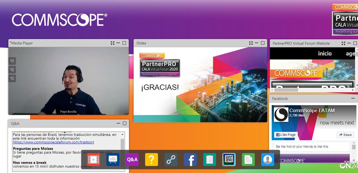 Red_In_Tech's tweet image. ¡Ya estamos en el segundo día en el PartnerPro #CALAVirtualForum 2020!
Nos reinventamos para redefinir el futuro juntos.

#CommScopeCALA @CommscopeLATAM