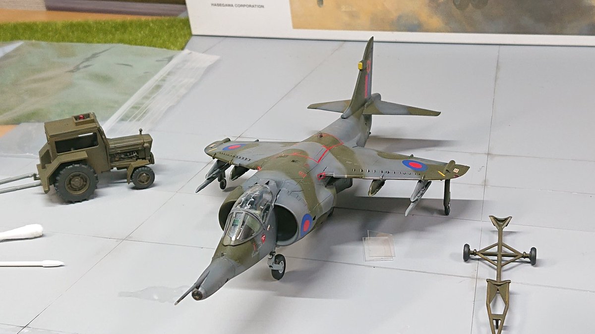 7vAFeYueHLi16eg's tweet photo. ハセガワ 1/72
ハリアー GR Mk.3
あと少しまできました🎵
週末に仕上げ予定、今夜は終了です🌃
#フォークランド戦祭 https://t.co/amozdIHGNR