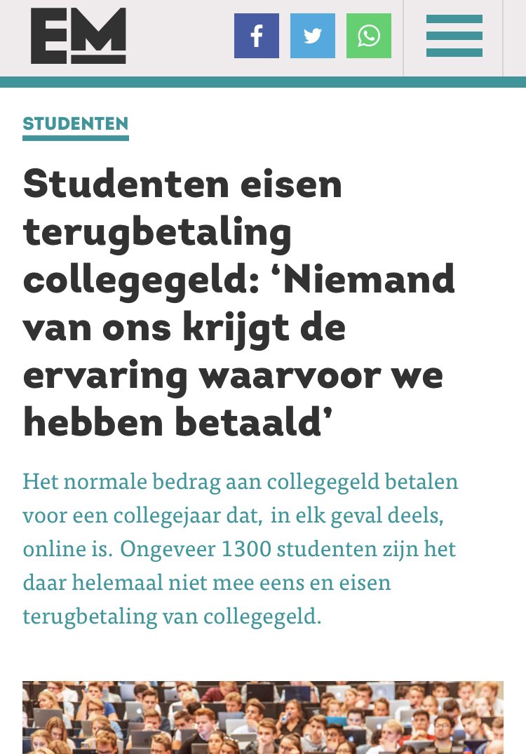 RPRooderkerk's tweet photo. Flinke klap in het gezicht van de vele docenten die zich echt uit de naad hebben gewerkt om dezelfde of zelfs betere ervaring te bieden online: aangepaste opdrachten, breakout rooms, meer onderlinge interactie. Zeer spijtig om dit te lezen. @erasmusuni https://t.co/aWHMnmThPc