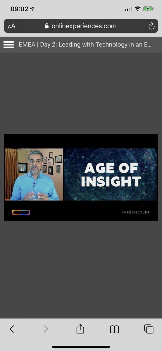 sheikhster7's tweet photo. Awesome session by @KeertiMelkote  Connect, protect, analyze, act. Watch @KeertiMelkote dive into innovation at the edge with @ArubaNetworks. Tune in for more at #HPEDiscover: https://t.co/tuKGmZcwci #HPEDiscover #HPEPartnerSummit https://t.co/KDXk457Mwd