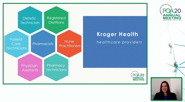 PQAAlliance's tweet photo. PQA Annual Meeting Post Meeting Session: @Kroger_Health engages a diversity of healthcare providers to deliver innovative pharmacist-provided care. https://t.co/0aa0GnkFKT #pqa20 https://t.co/41ob0NRDn9