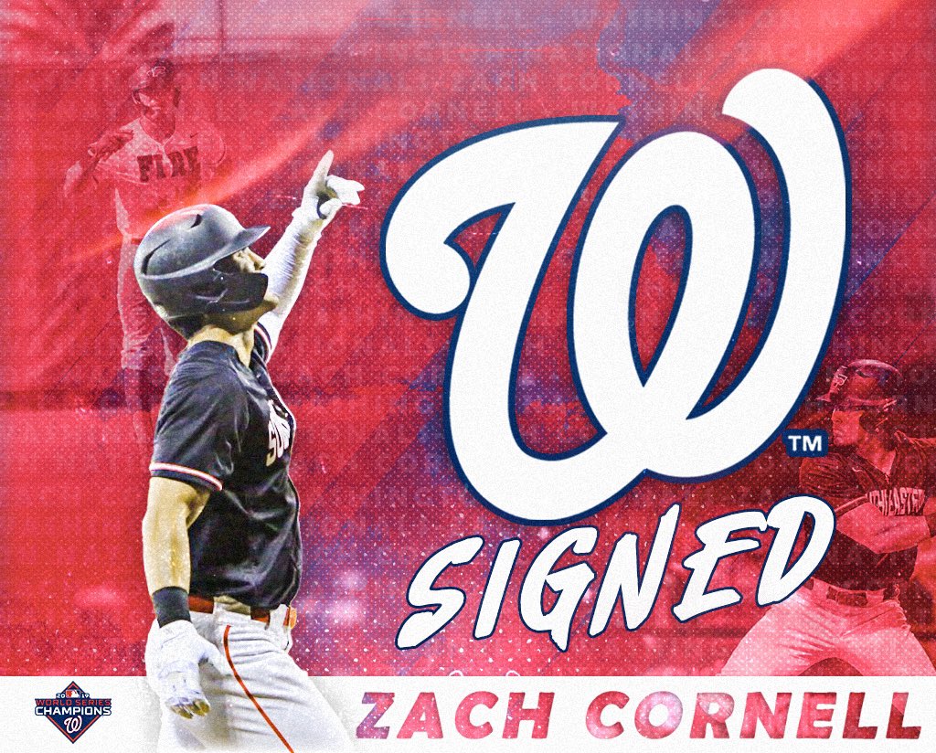 Fired up to announce that I have signed with the Washington Nationals!

A dream is turning into a reality. I’m so thankful for those who pushed me to get where I’m at today. All the glory goes to God. I’m just happy with how much He’s blessed me with. Let’s get to work!