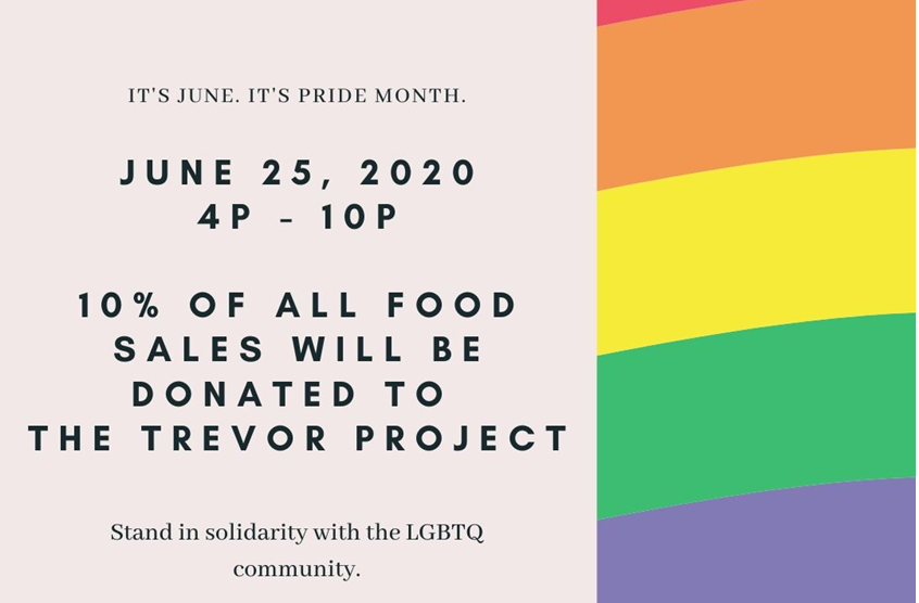 NEMplsChamber's tweet photo. Join Craft & Crew today at all locations for a Pride Give Back event where 10% of all food sales goes to support the @TrevorProject. #CraftNCrewCares #TooLocalToFail #destinationne https://t.co/EsrLjy6CS2