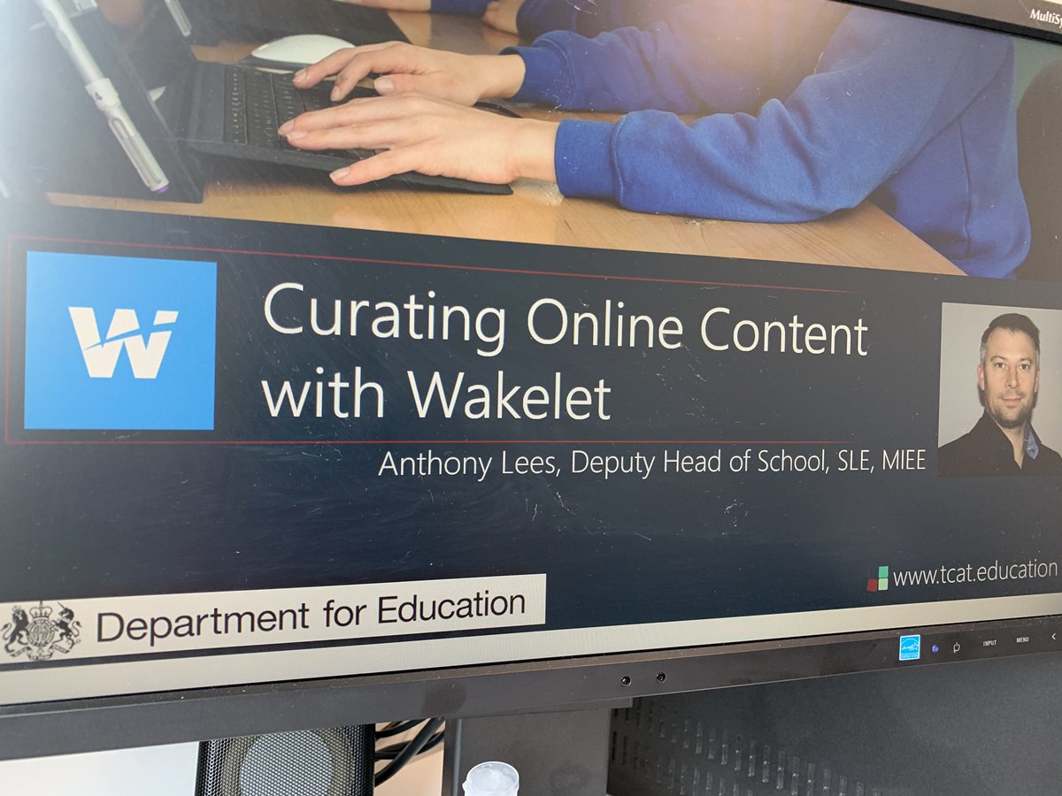 About to present about <a href="/wakelet/">Wakelet 💙</a> as part of our #CoolStuffInOffice365 #edtech event with @TCATEdTech #edtechchat #MIEExpert with @cornerstone_mk <a href="/MrsKatieLawson/">Katie Lawson</a> <a href="/cornerstonematt/">Matthew Pitts</a>