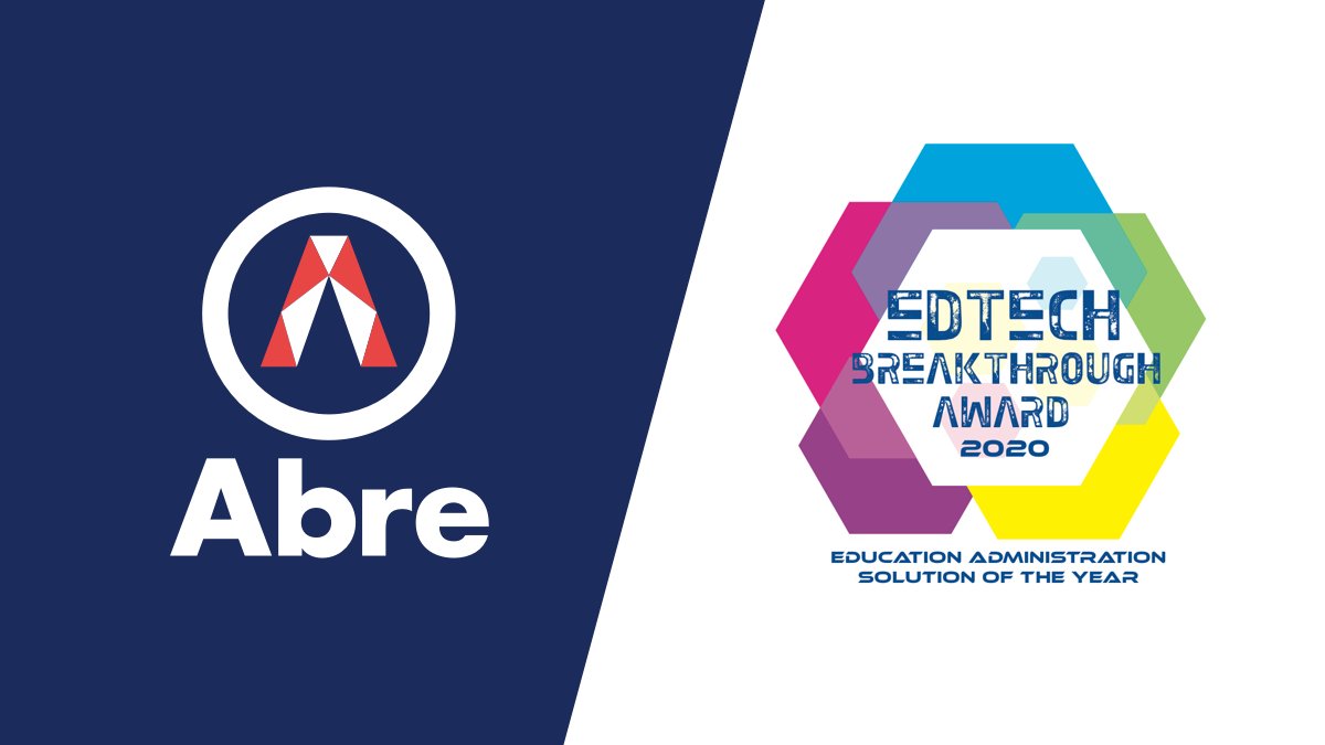 abreplatform's tweet image. Abre has been named @EdTech_Awards &quot;Education Administration Solution of the Year”! A special thanks to our outstanding customers who share our vision that education software should make educators&apos; lives easier, not harder.🎉
#EdTech #EdTechBreakthrough
hubs.ly/H0rVCgX0