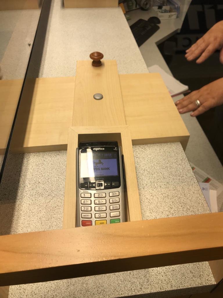 MOTCity's tweet photo. They say necessity is the mother of invention. We're rather proud of this one 😊#KeepingYouSafe https://t.co/k0RkN498aP