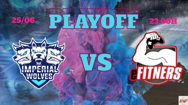 Hoy  nos enfrentamos en la @SPL2KLEAGUE en los play off contra un gran rival com son <a href="/e_FITNERS/">eFITNERS</a> donde sera un Bo3 muy emocionante seguro,GoWolves💪🏀💪 

Gracias a <a href="/logoesp/">Banner_LogoESP</a> por este banner de la previa.