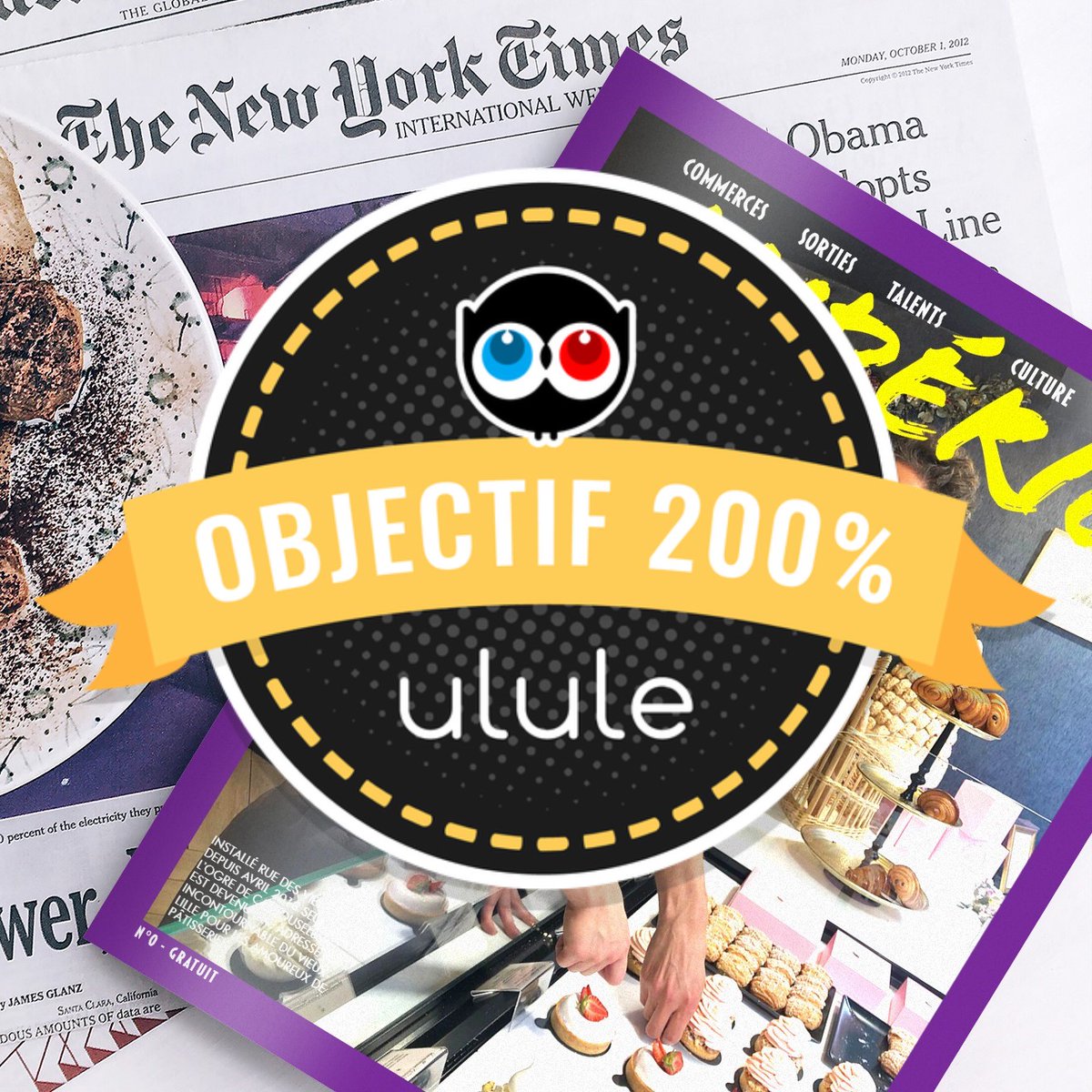 Ça y est, les 100% sont atteints 🥳 Un immense merci à tous nos soutiens ! Maintenant cap sur les 200% 💪 Aide-nous à relever ce pari un peu fou en continuant de partager, liker, commenter autour de toi : fr.ulule.com/lyderic-le-med…