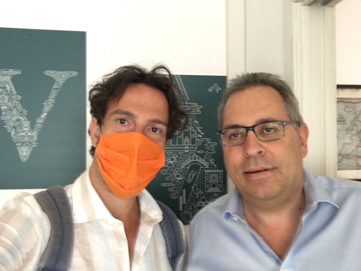 regiondo's tweet photo. 🧡 When digital brings together 🧡
This is when Regiondo finally met one of its #success #stories!
Our country manager Italy could finally travel and meet Giuseppe, founder and marketing manager at Venice City Tours!
#LoveLocalExperiences https://t.co/VZ9hAxXyY7
