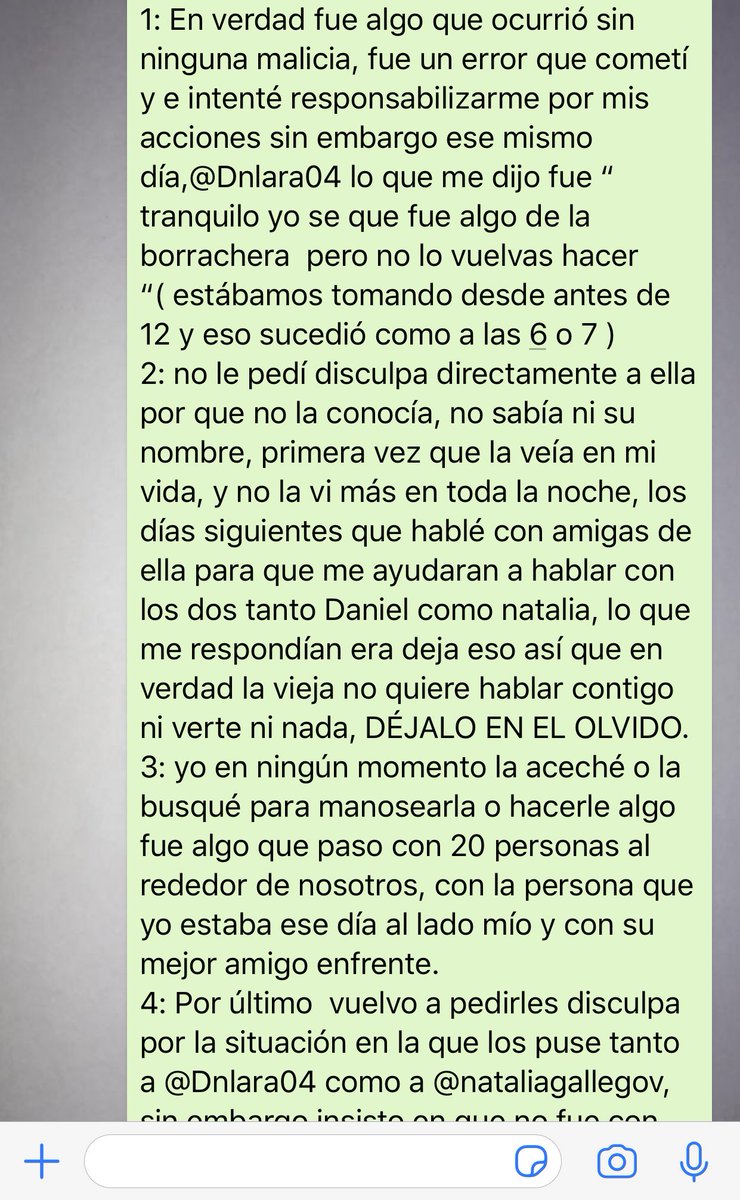 cm99_carlos's tweet photo. @nataliagallegov Espero aclalar lo que paso ya que veo están distorisionando mucho lo que paso y espero darle una respuesta clara a los defensores del pueblo y gente que estuvo de acuerdo con mi versión por mucho tiempo pero como ahora es tw salen todos feministas. Les deseo lo mejor. 👍🏾 https://t.co/PpybBKcagC