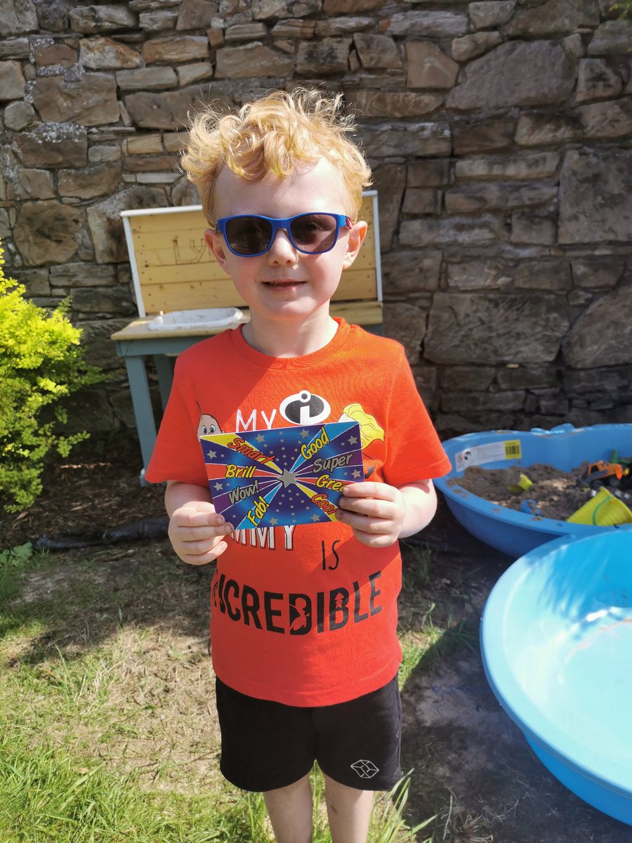 LPesrson's tweet photo. L was so excited to to receive a letter from the headteacher today! 😁 @victorianurclas https://t.co/7yv96me8Pf