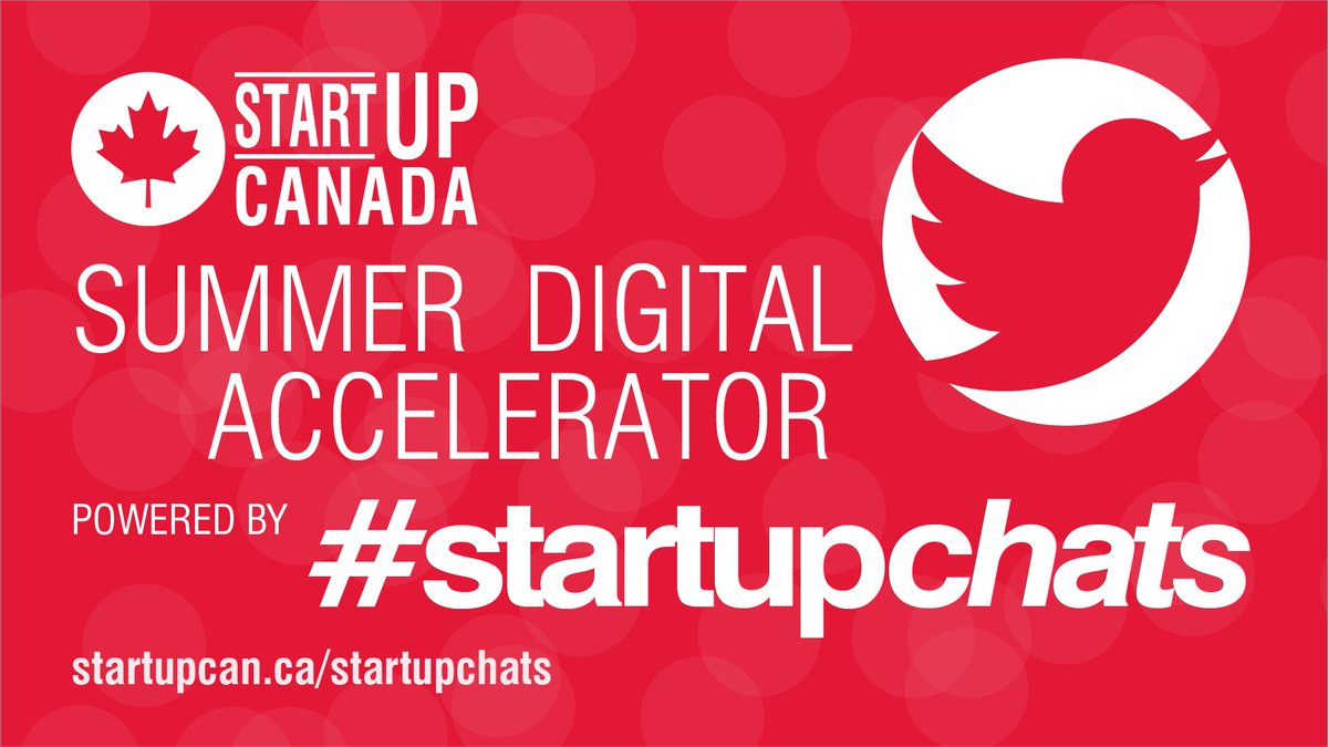 Connect with other #Canadian #Entrepreneurs and discuss the way forward for #entrepreneurship in Canada, and the world, on #StartupChats every Wednesday and Friday at 12 pm ET.
Register as an Expert Advisor here: https://t.co/XAcgObLmBC https://t.co/ZJnXQvOKTH