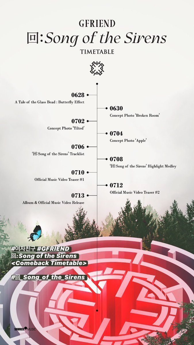 GFRIEND5814982's tweet photo. 20200626 00:00 ストーリー 全メンバー
#ヨジャチング #GFIREND
回:Song of the Sirens
<Comeback Timetable>
#回_Song_of_the_Sirens https://t.co/xxSEgdxJGX
