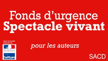 Culturelink.fr (@culturelinkfr) on Twitter photo La <a href="/SACDParis/">SACD officiel</a> met en place un troisième volet du #Fonds d'#Urgence destiné aux #auteurs d'oeuvres de #SpectacleVivant qui ne bénéficient pas du Fonds de #solidarité gouvernemental. Retrouvez les critères d'éligibilité et comment faire la demande 👉 bit.ly/2Z6o6Oh La <a href="/SACDParis/">SACD officiel</a> met en place un troisième volet du #Fonds d'#Urgence destiné aux #auteurs d'oeuvres de #SpectacleVivant qui ne bénéficient pas du Fonds de #solidarité gouvernemental. Retrouvez les critères d'éligibilité et comment faire la demande 👉 bit.ly/2Z6o6Oh