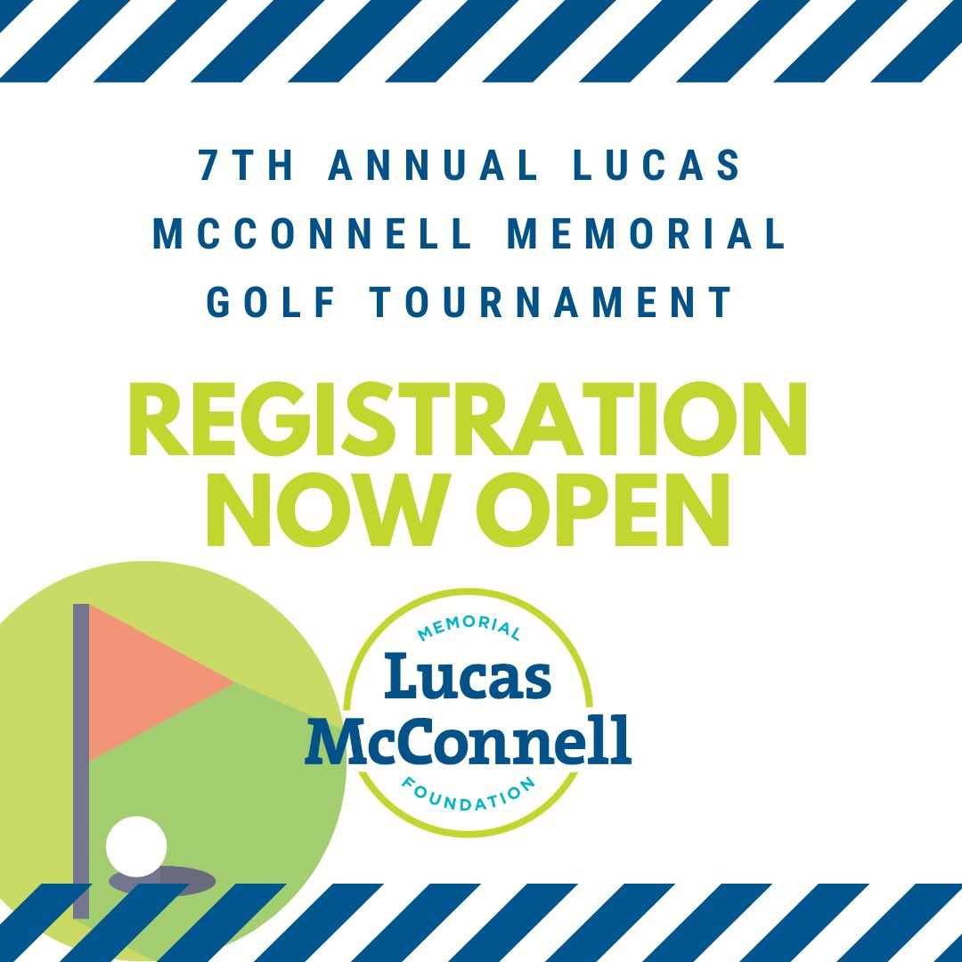 Register today for the 7th Annual Lucas McConnell Memorial Golf Tournament!!! It won’t look exactly the same as in previous years, but we still look forward to getting together in memory of Luke, and playing a round of golf in support of the community. lmmgt.weebly.com