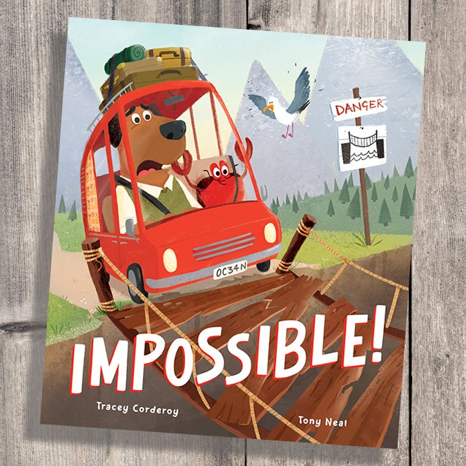  #Impossible! by  @TraceyCorderoy and illustrated by  @Tonynealart. IN THREE: social themes / making friends / following dreams