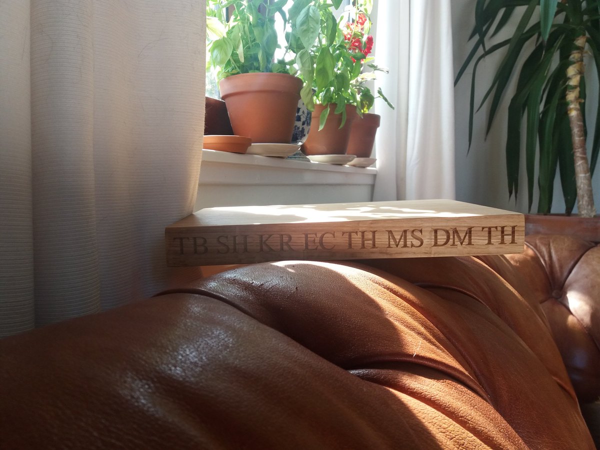 CollLothian's tweet image. My gorgeous U6 Leavers had ths beautiful cutting board engraved with their intials for me. Am dreading the final goodbye tomrrow but know they will always be with me! Thank you so much girls!