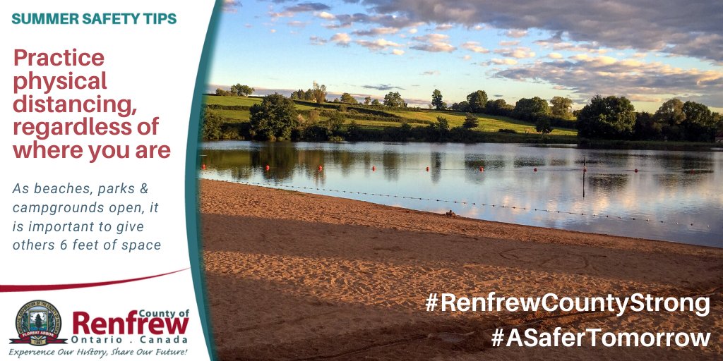 RenfrewCounty's tweet photo. ➡️ Practicing physical distancing means maintaining a distance of 6 feet from others, regardless of where you are. This will help keep yourself &amp; others safe while preventing the spread of COVID-19

#RenfrewCountyStrong #ASaferTomorrow https://t.co/1IFz5qHrlX