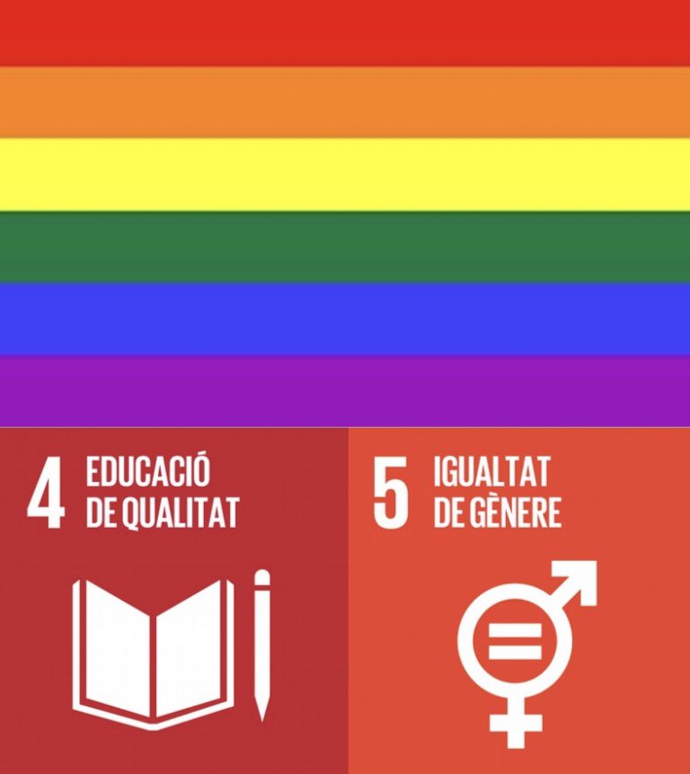 RaquelAnGi's tweet photo. Celebrem les coses que ens fan diferents, transmetem l’orgull de caminar cada dia cap a una escola més inclusiva, també amb la diversitat sexual, de gènere i familiar. https://t.co/Gp2r2QV1ss
