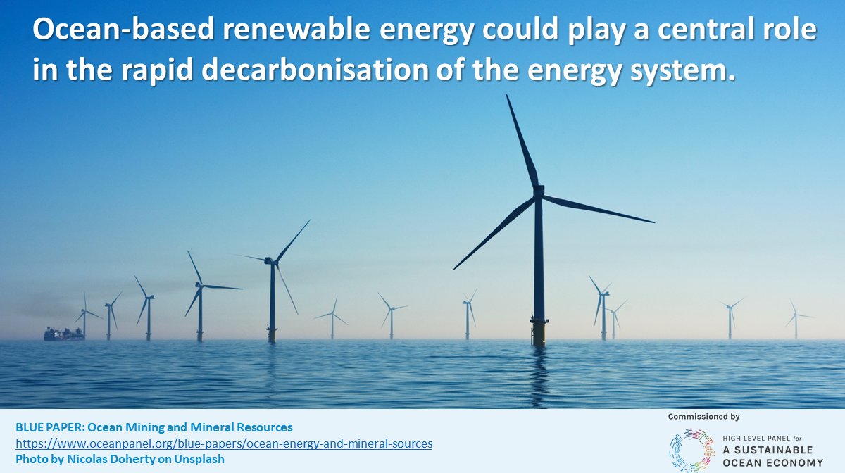 oceanpanel's tweet image. New #BluePaper proposes a pathway for deploying renewable energy in a way that considers the need for rapid decarbonisation with the environmental and resource implications associated with it, including related #DeepSeabedMining issues. Learn more: ow.ly/XnYM50AhIQr