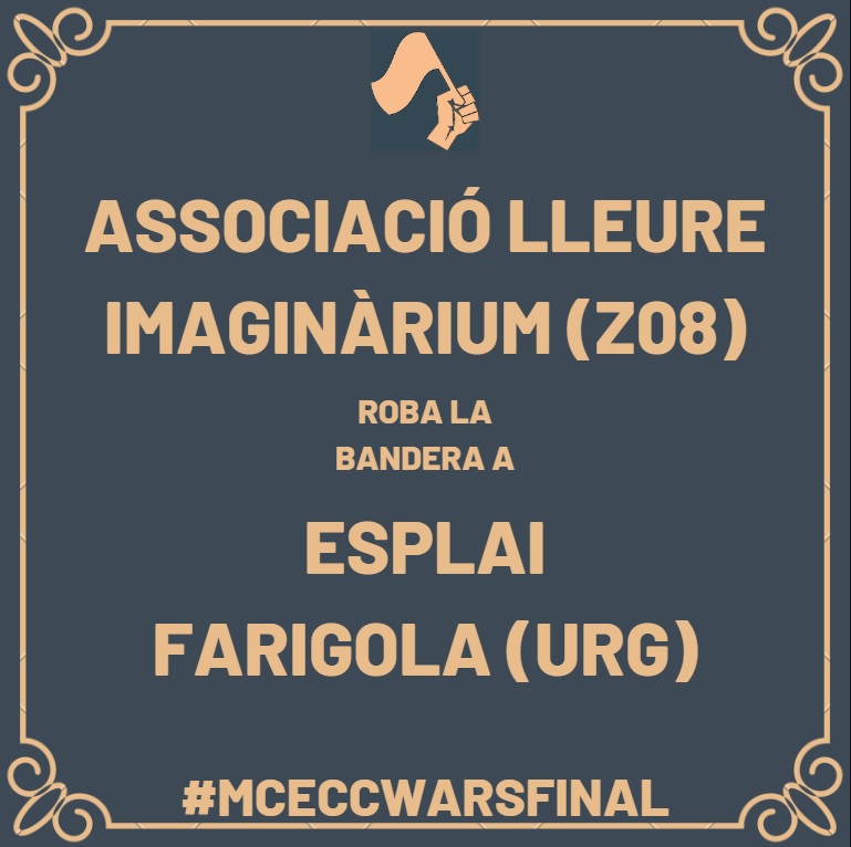 MceccWars's tweet photo. ☠️☠️ JA NO FEMN RES ☠️☠️

El #MCECCUrgell abandona #eljocdelabandera amb l'eliminació de l'#EsplaiFarigola. Fins aviat!

🐧🐧 MOC MOOOC 🐧🐧

La @pingupratcat ataca de nou i manté viva la @Zona8MCECC a 2 dies d'acabar la competició! https://t.co/tkDyEhI9WC