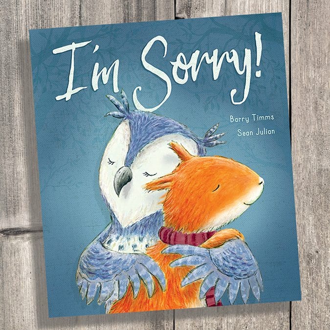  #ImSorry by  #BarryTimms and illustrated by  @FTSwan. IN THREE: sharing and apologising / working through falling-outs / empathy