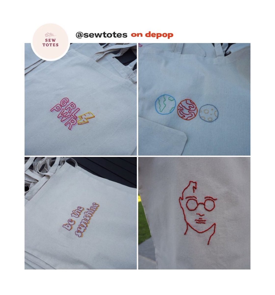 sewtotes's tweet photo. MY TOTES ARE ALL FOR SALE (please  retweet so I can get some sales and prove it can be a success) 💛💛 https://t.co/8SVocIMryy