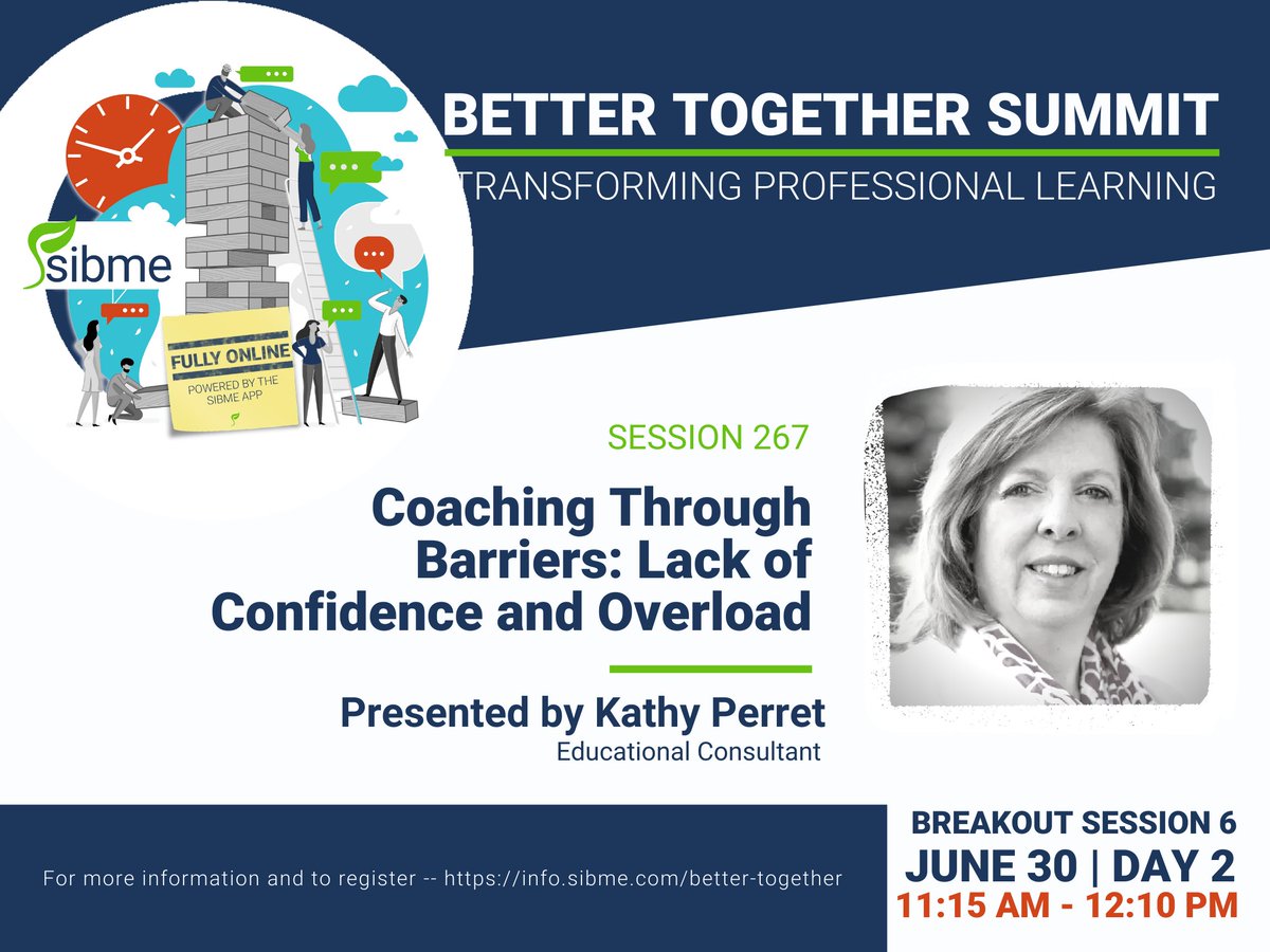 KathyPerret's tweet photo. Don't forget to sign up for the FREE Better Together Virtual Summit! Sessions for all educators #edleaders, #teachers, #educoach https://t.co/jNjAbmPV0z Honored to have a session! Let's learn &amp; grow together! RT w/ your networks to help spread the word. The deadline is tomorrow! https://t.co/brWprymuCD
